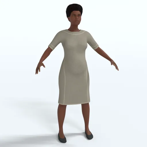 Keyla Character Rigged