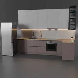 Modern Kitchen with appliances