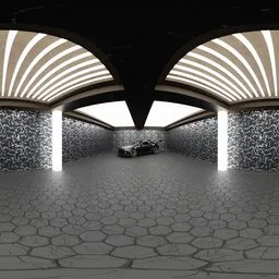 Modern Car Studio Interior