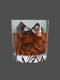 Glass of whisky Jack daniels