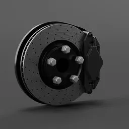 Car braking system for sport cars