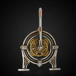 Mechanical Lever Game-Ready + 4K Textures | BlenderKit Series