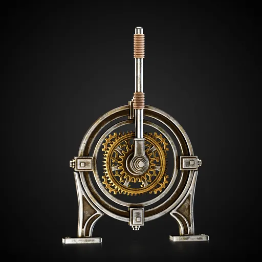 Mechanical Lever Game-Ready + 4K Textures | BlenderKit Series