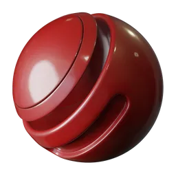 Procedural red Ceramic