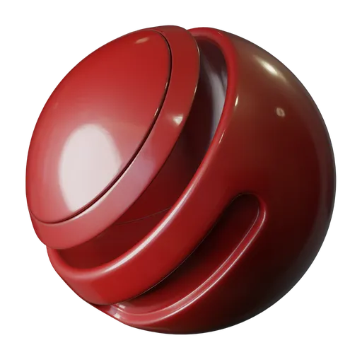 Procedural red Ceramic