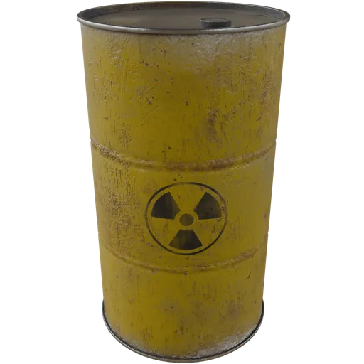 Rusty Radioactive Barrel