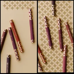 Lip crayons rigidbody motiion shot