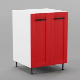 Kitchen lower cabinet 60cm (2 doors)