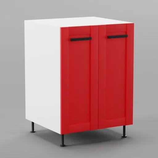 Kitchen lower cabinet 60cm (2 doors)