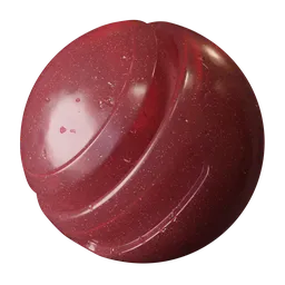 Procedural Caramel Candy PBR material for Blender, single-node, high versatility for 3D projects.