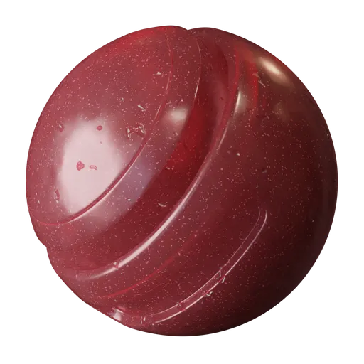 Procedural Caramel Candy PBR material for Blender, single-node, high versatility for 3D projects.