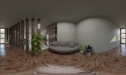 Contemporary Wooden Loft Interior