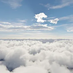 Above the Clouds Sunny Evening