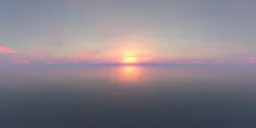 Colorful Twilight Sky over Ocean