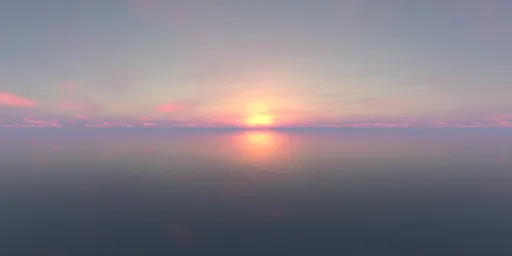 Colorful Twilight Sky over Ocean
