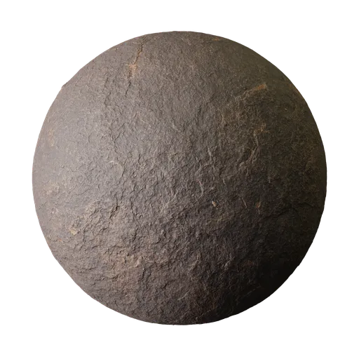 Fine Textured Dark Brown Rock