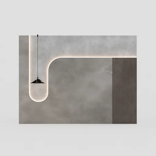 Minimalist Concrete Wall Panel Unit