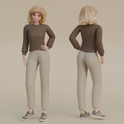 Stylized Female Character