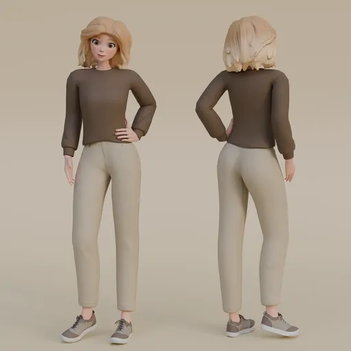 Stylized Female Character