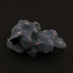 Stylized rock cluster