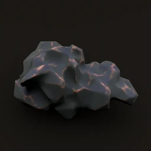 Stylized rock cluster