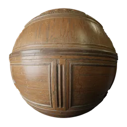 Classic Carved Wood Panel