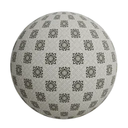 Ornamental motifs wallpaper