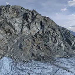 Rugged Mountain Boulders Photoscan