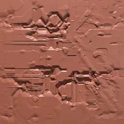 Random Damaged Tech Brush - 01