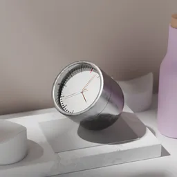Modern Desk Clock Mockup