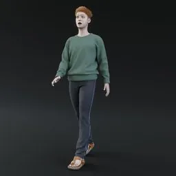 Young Eastern Male Human Spikes