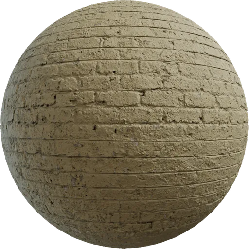 Painted Worn Brick