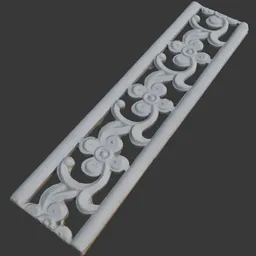 Floral Decorative Panel