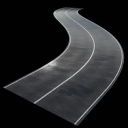 Unmodified Shapeable Wet highway