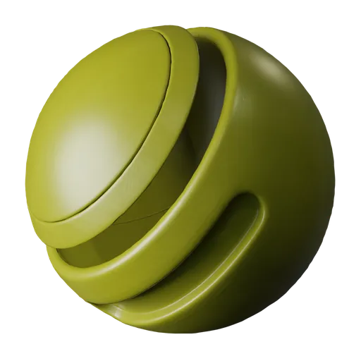 Matte Lime Plastic