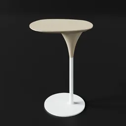 "Explore the elegant Bloomy low table in 3D with BlenderKit. This versatile table complements the BLOOMY system of armchairs and sofas, adding a contemporary touch to any space. Rendered in high resolution with Redshift, this French-inspired circular table features a white base and is perfect for any modern interior design project."