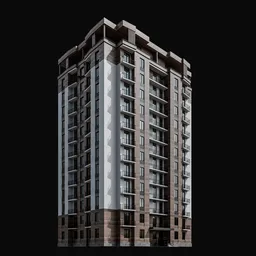 Contemporary Mid-Rise Apartment Tower