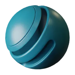Matte Blue Plastic