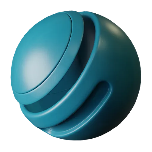 Matte Blue Plastic