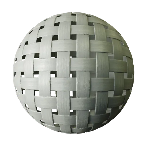 Rattan Weave White