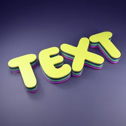 Vibrant Layer Typography