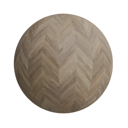 Chevron pattern flooring