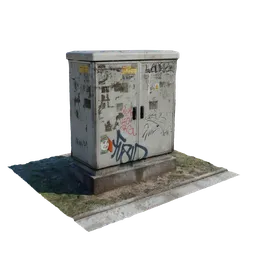Public outdoor electric cabinet