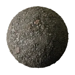 Damp Brick and Concrete Rubble