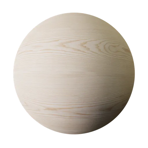 High-resolution ash wood PBR texture for 3D rendering and Blender material creation.