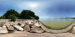 Daytime morning beachfront