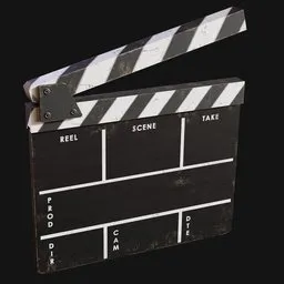 Traditional Film Clapperboard