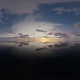 Colorful Twilight Sunset Sky Clouds