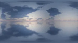 Calm Ocean Horizon Sunset