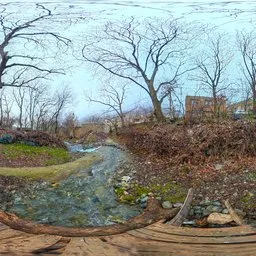 Mountain Forest Village HDRi